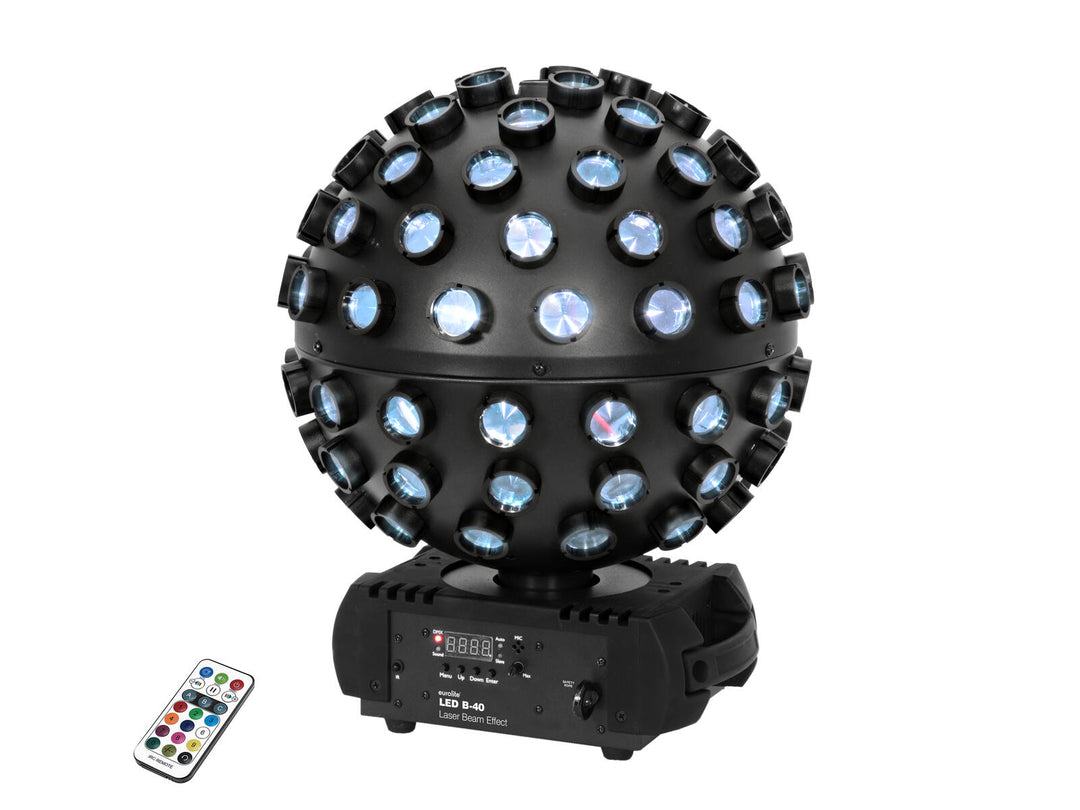 EUROLITE Set LED B-40 laserstråle Effect + koffert