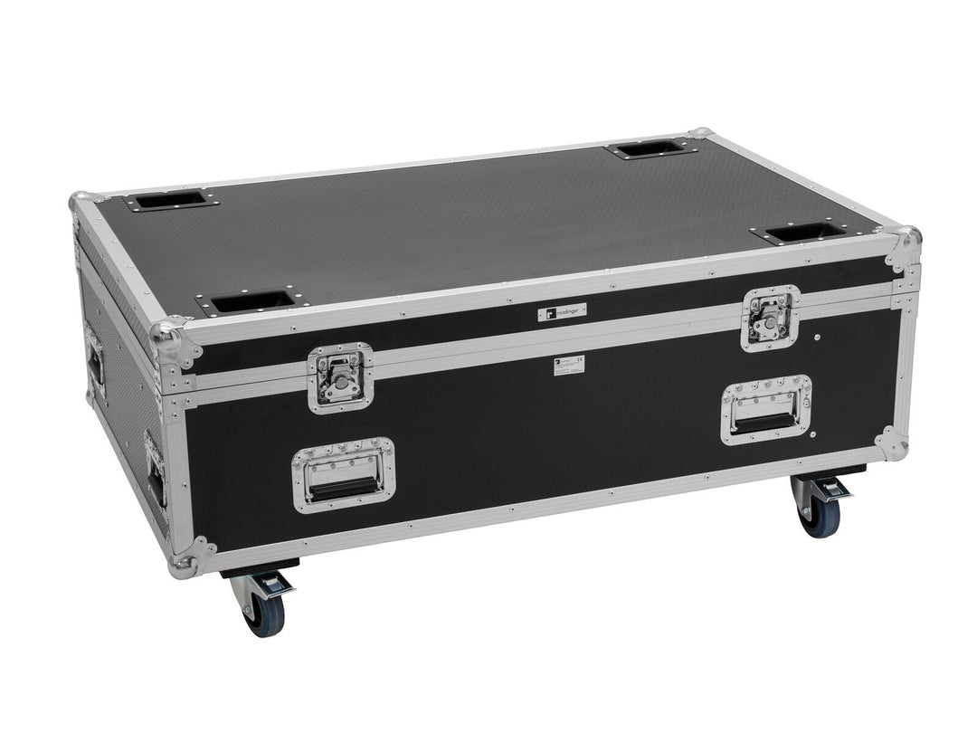 ROADINGER Flightcase PRO 4x LED BAR-8 SWING med hjul