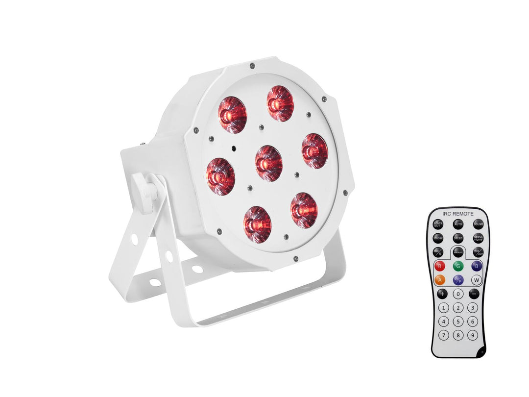 EUROLITE Sett med 4x LED SLS-7 HCL Floor white + koffert