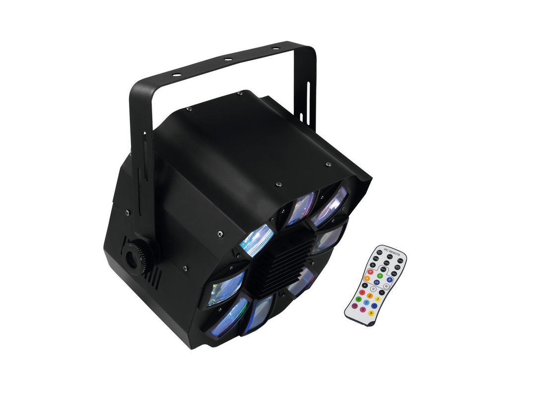 EUROLITE sett 4x LED SLS-7 HCL Floor + 2x LED FE-700 + DMX LED Color Chief-kontroller