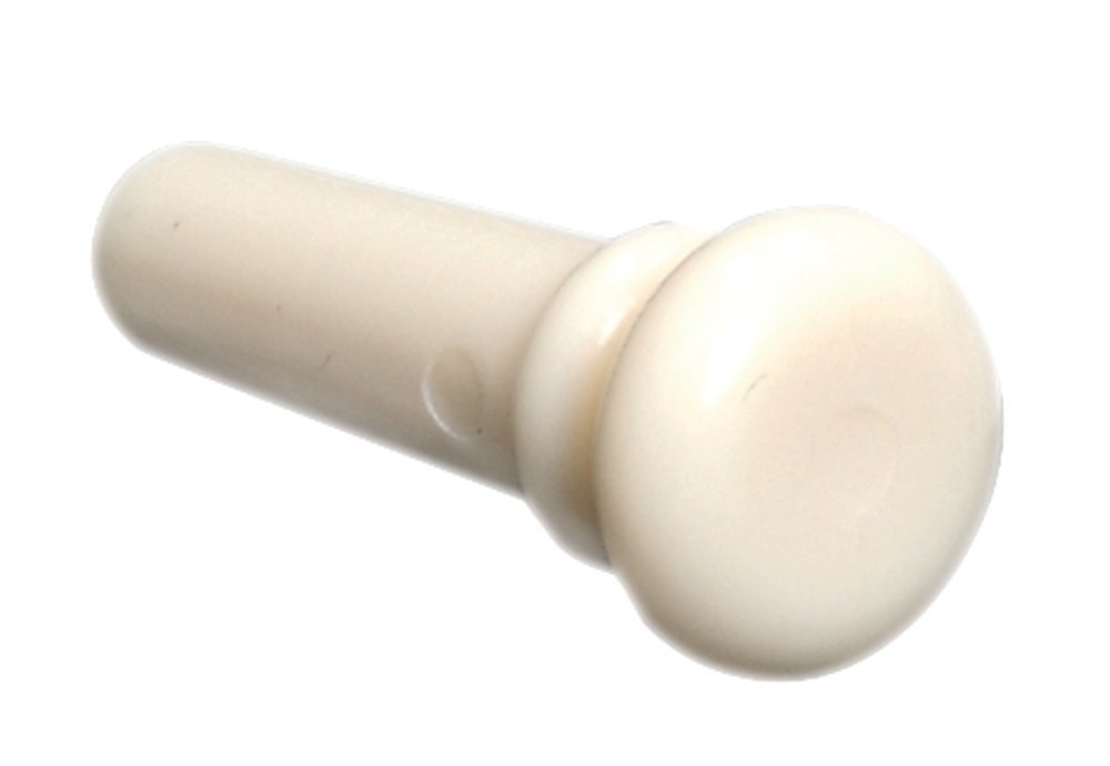 GEWA endeknapp i offwhite PVC til gitarer, 6 stk.