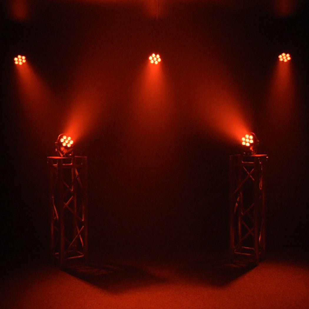 Light4Me Black PAR 7x10W RGBWA