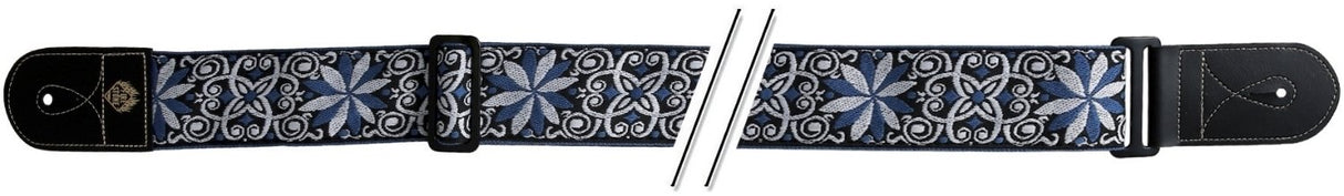 GEWA Gitarer-reimer F&S Folk Jacquard - Blå-hvit