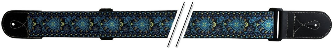 GEWA Gitarer-reimer F&S Folk Jacquard - Blå-gul