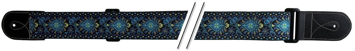 GEWA Gitarer-reimer F&S Folk Jacquard - Blå-gul