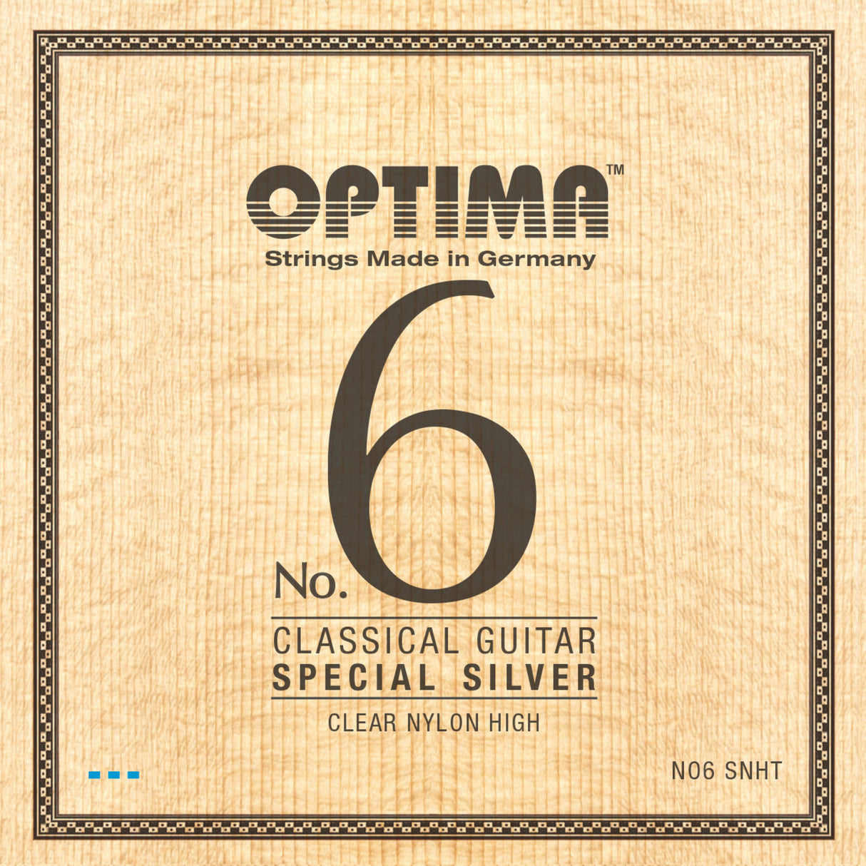 Optima strenger for klassisk gitar No. 6 Special Silver - sett Nylon high (NO6.SNHT)