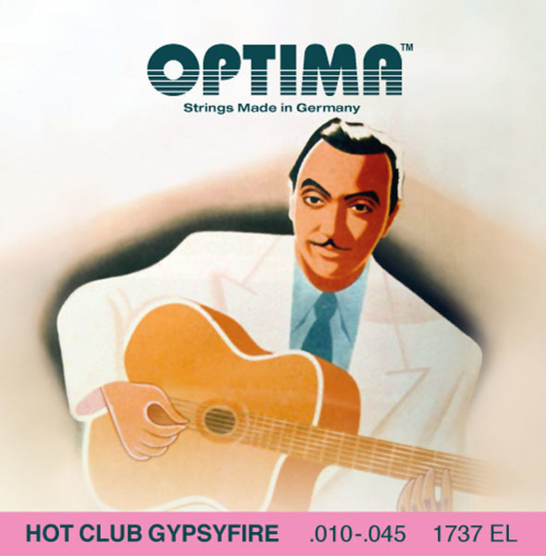 Optima strenger for akustisk gitar Hot Club Gypsyfire sølvbelagt - Sett (1737EL)