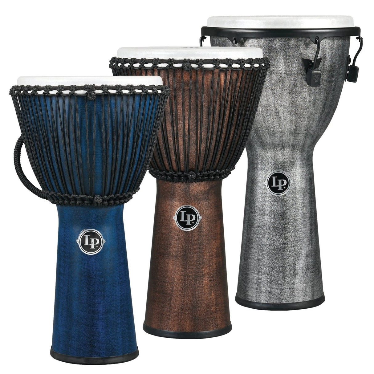 Latin Percussion Djembe World Beat FX tau-stemt - Grå (LP724G)