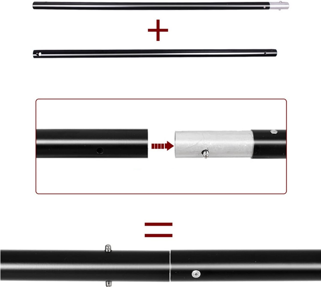 Bakgrunnsstativ – 200x200cm med cover og 4 klemmer