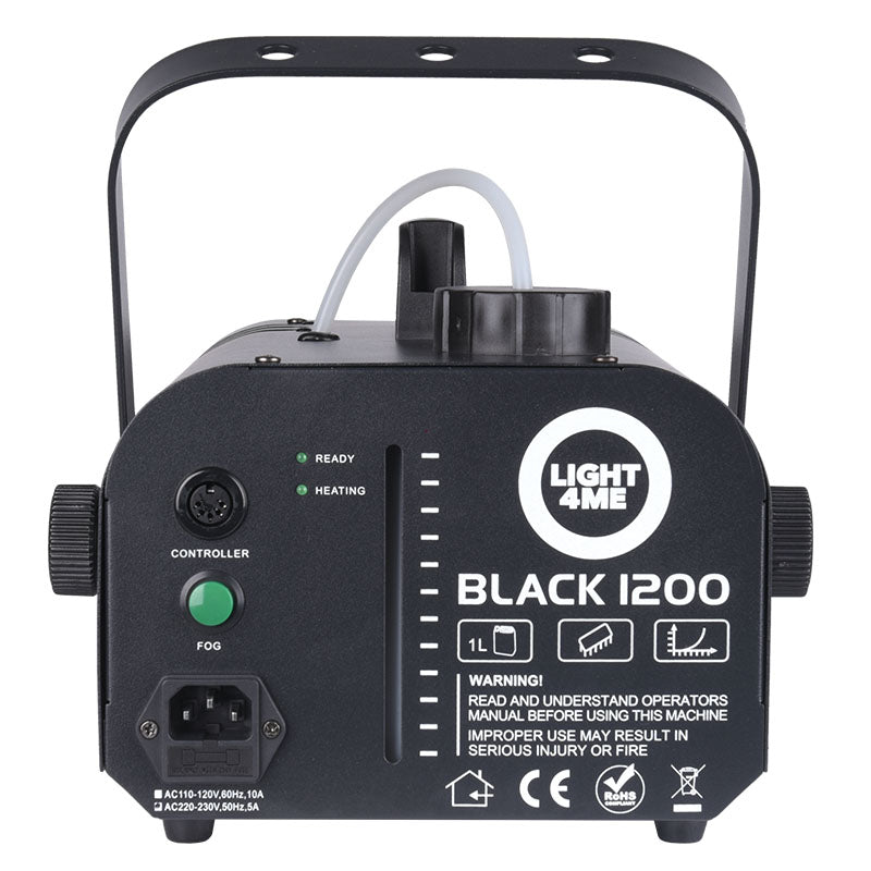 Light4Me 1200 BLACK røykmaskin