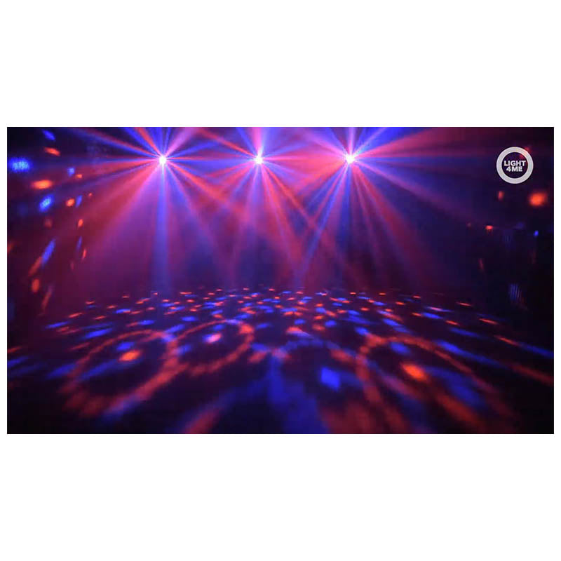LIGHT4ME T-BAR LED PAR BLOMSTERKULE LASER UV STROBE diskotekbelysning multieffekt