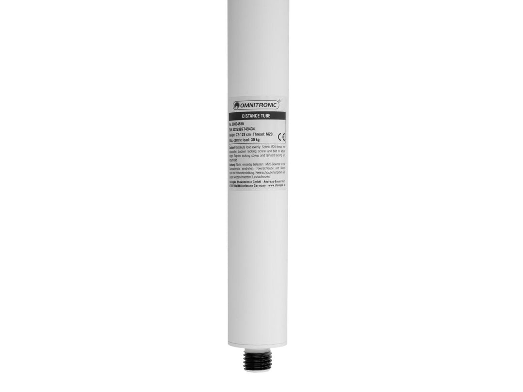 OMNITRONIC Distance Tube Subwoofer/Satellite hvit