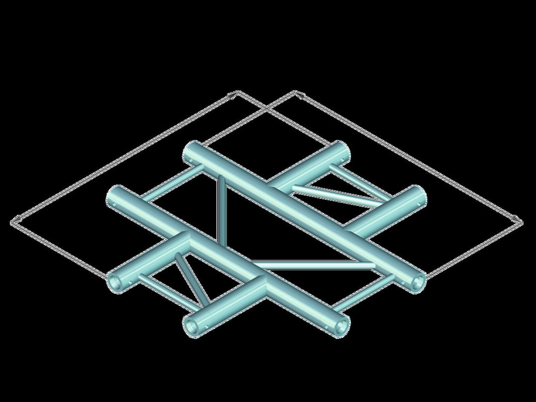 ALUTRUSS BILOCK BQ2-PAC41H 4-veis kryssdel