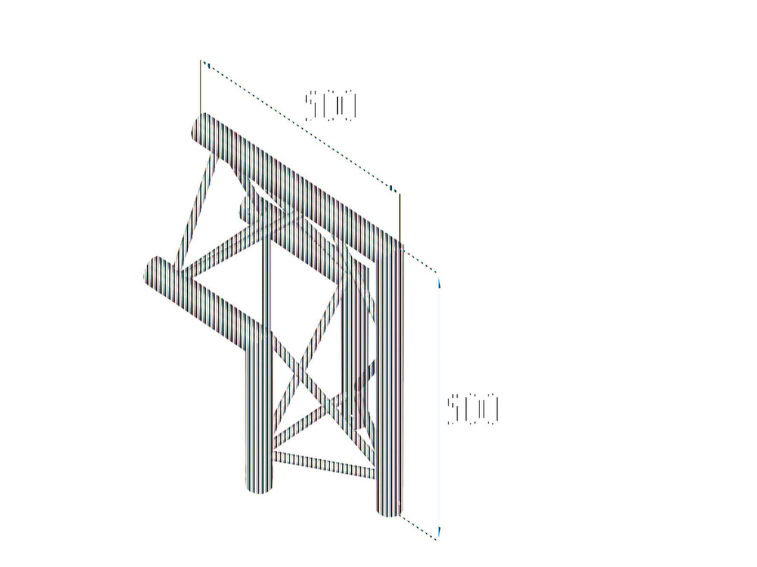 ALUTRUSS TRILOCK 6082AC-24 2-veis hjørne 90° /\