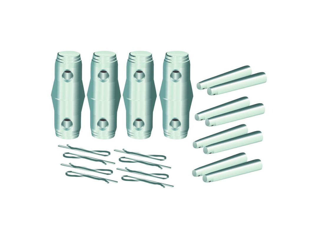Alutruss QUADLOCK sett koblingskjegle / pivot / pinne