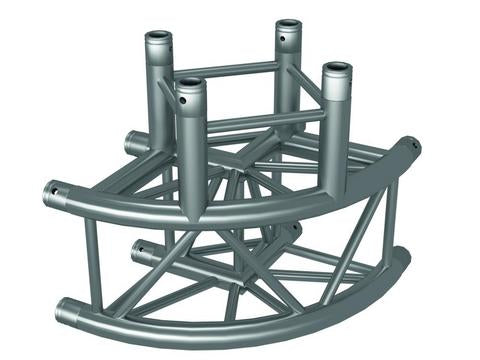 Alutruss QUADLOCK 6082C-30R 3-veis T-stykke