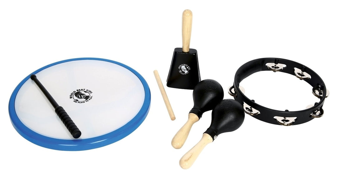 Latin Perkusjon Perkusjon-pakke WBK400 WB Kids World Rhythm Set (WBK400)