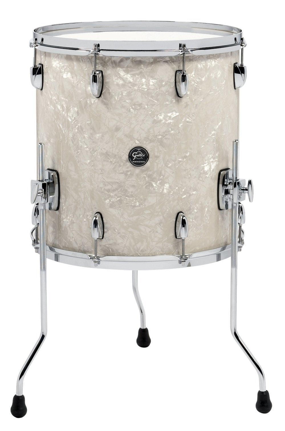 Gretsch Renown Maple gulvtom 16" x 16", Vintage Pearl