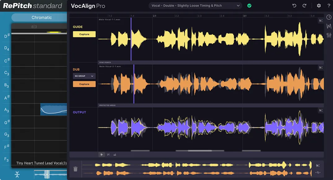 RePitch 2 Standard + VocAlign Pro-pakke