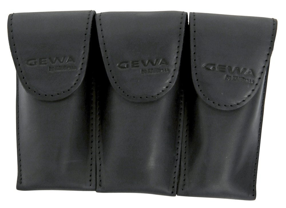 GEWA Crazy Horse Trumpet Triple til 3 trompetmunnstykker, svart
