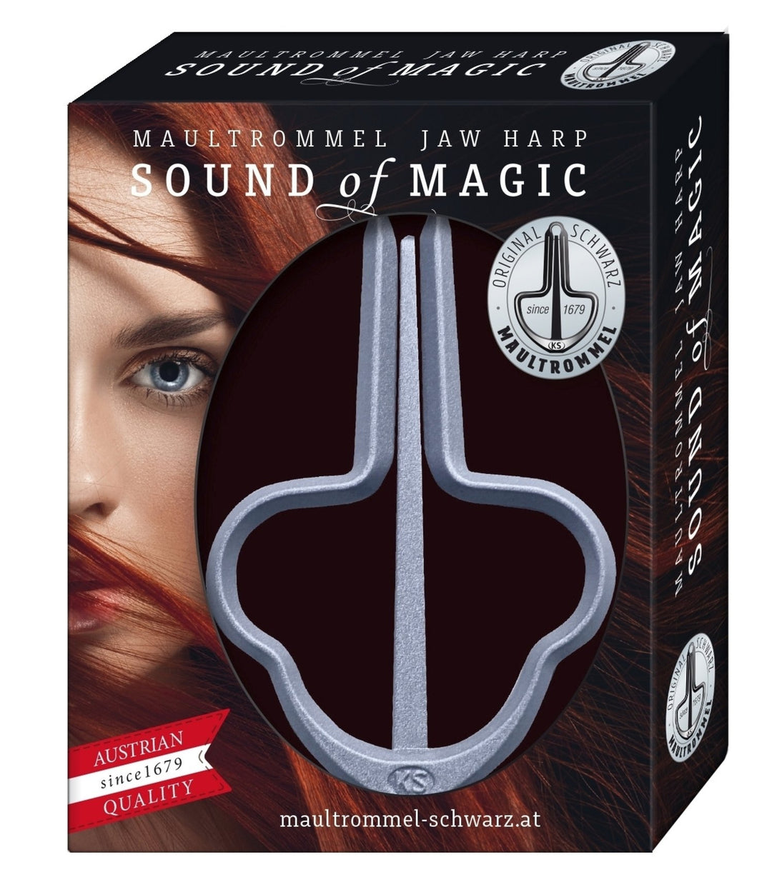 Original Schwarz munnharpe JOY HARP - 82mm, No. 15