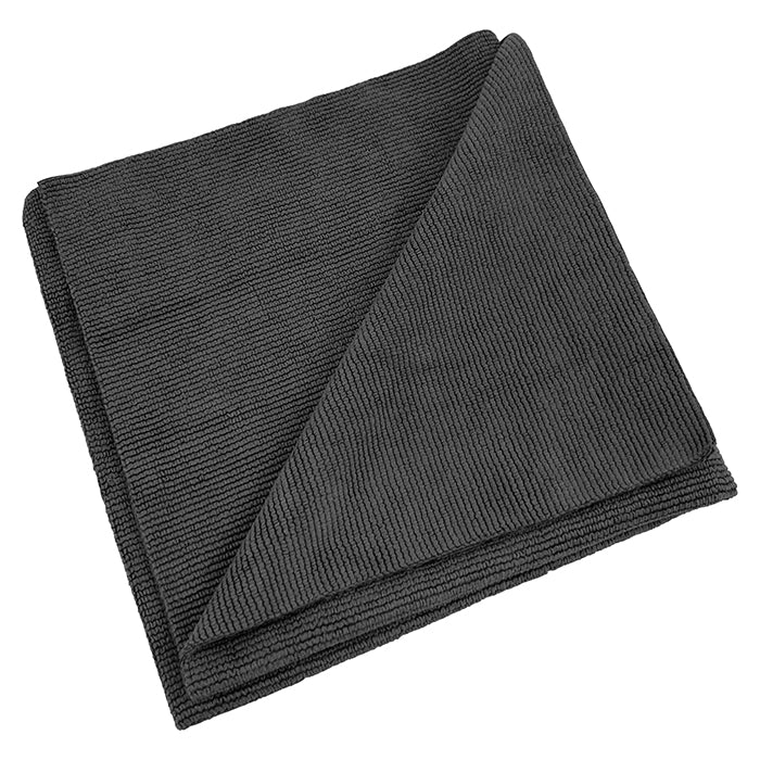 Mikrofiberklut, 40x40cm, 330gsm, 10 stk. Sort