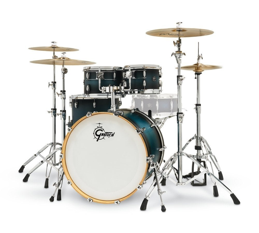 Gretsch Renown Maple 4-delt shell set 22", Satin Antique Blue Burst