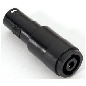 Adapter Audio Plug Speakon 4-pins chassis for XLR hann