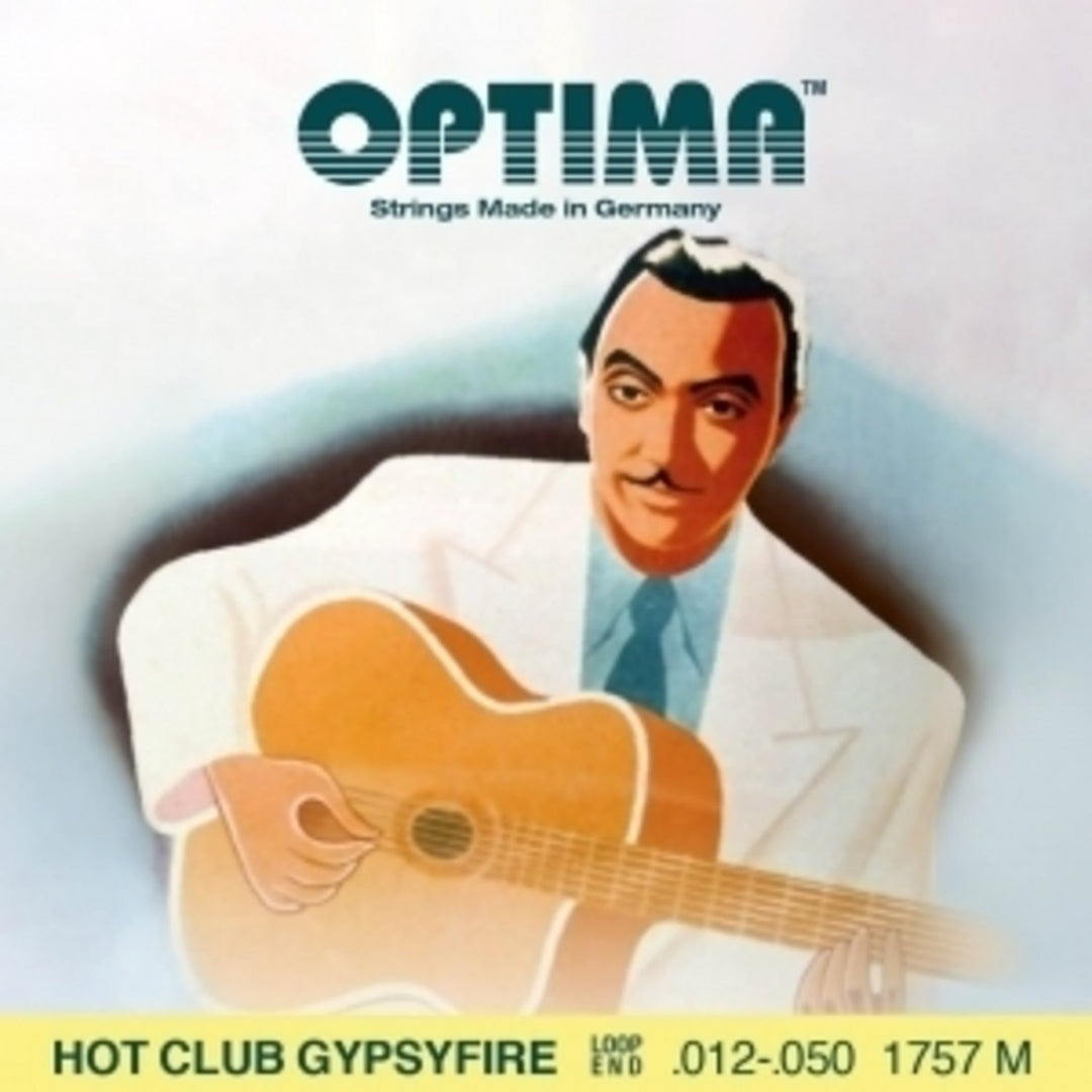 Optima strenger for akustisk gitar Hot Club Gypsyfire sølvbelagt - Sett med loop end (1757M)