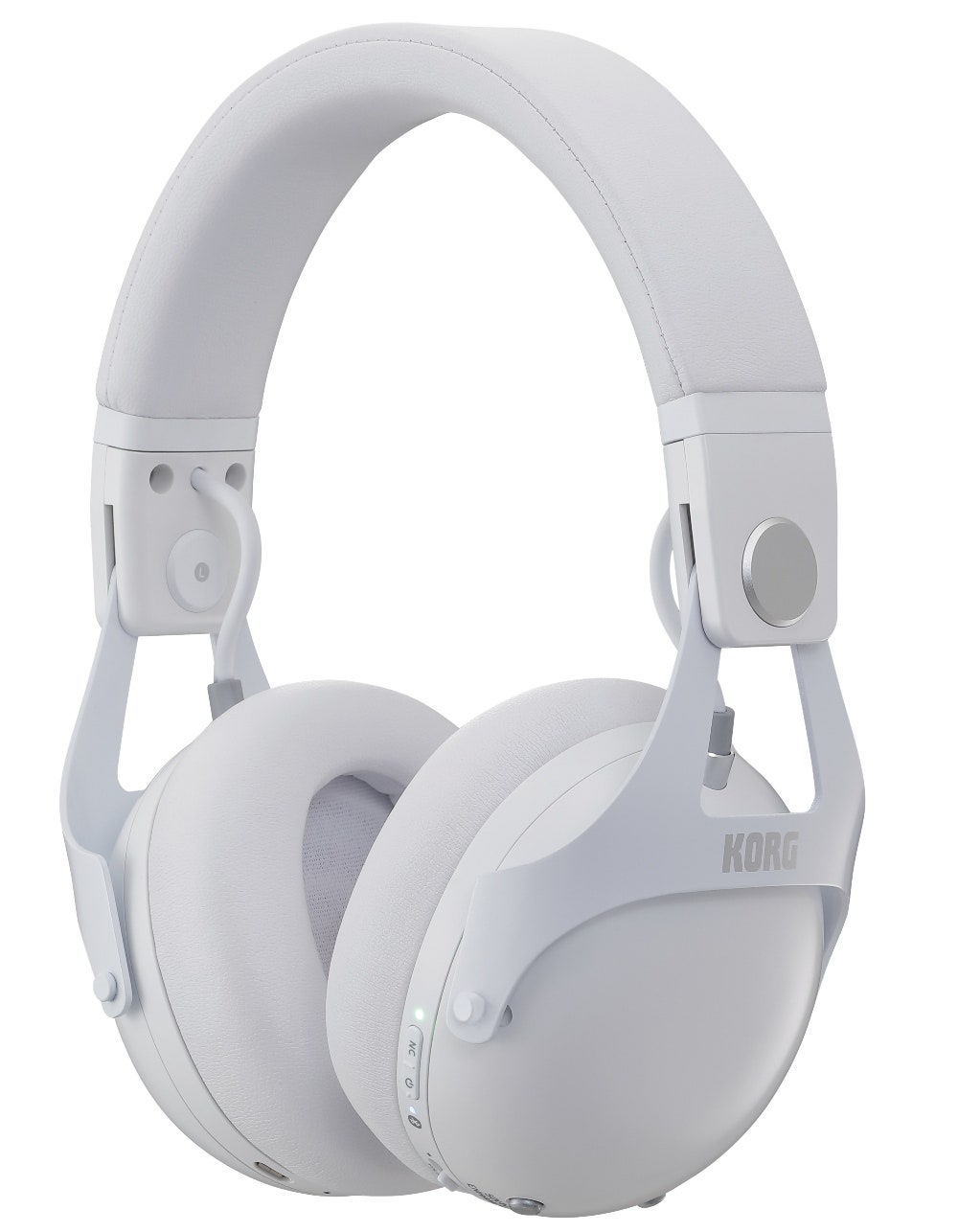 KORG NC-Q1-WH smarte støydempende DJ-hodetelefoner, hvit