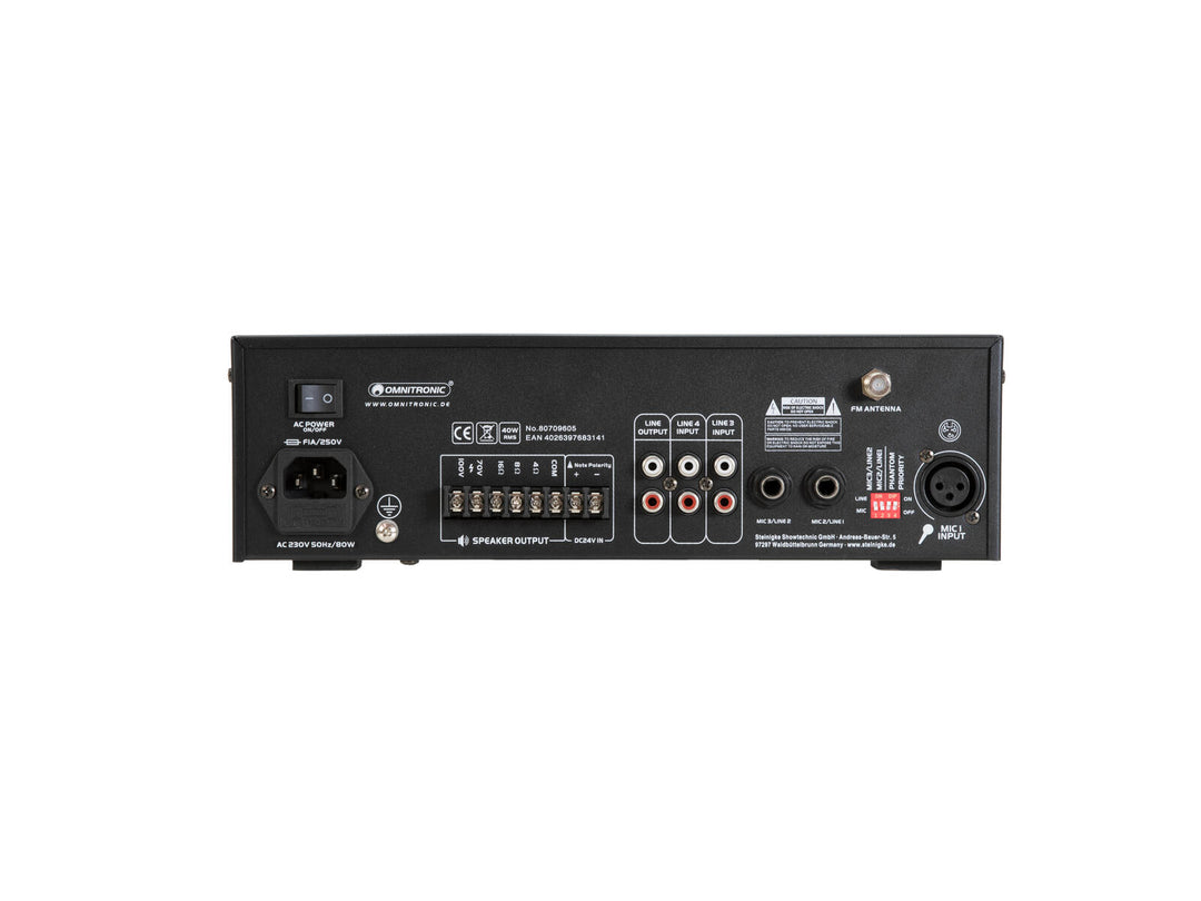 OMNITRONIC CPE-40P PA-mikseforsterker