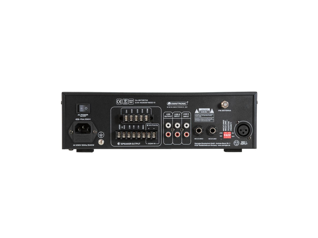 OMNITRONIC CPZ-120P PA mikseforsterker