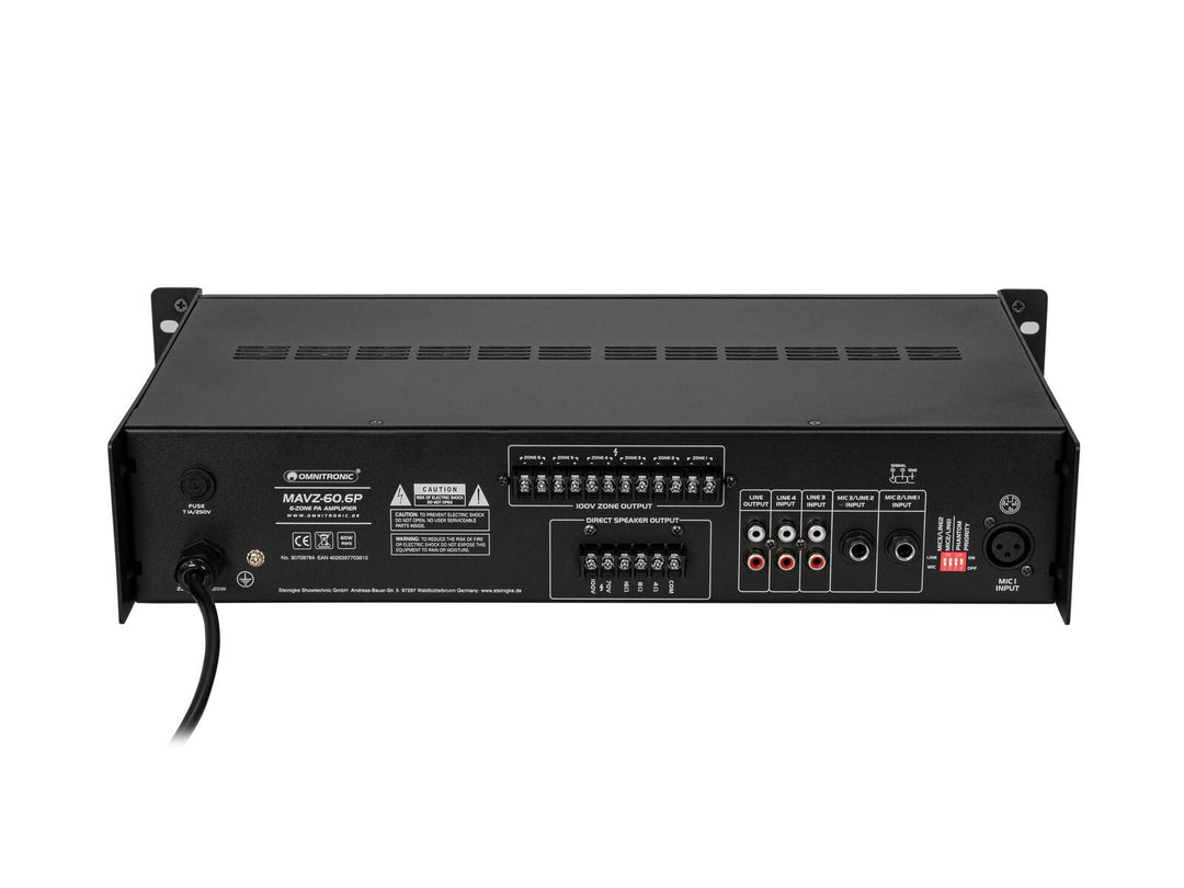 OMNITRONIC MAVZ-60.6P PA-mikseforsterker