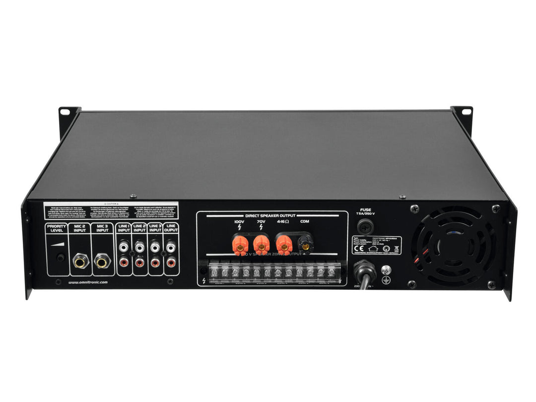 OMNITRONIC MPVZ-250.6 PA-mikseforsterker