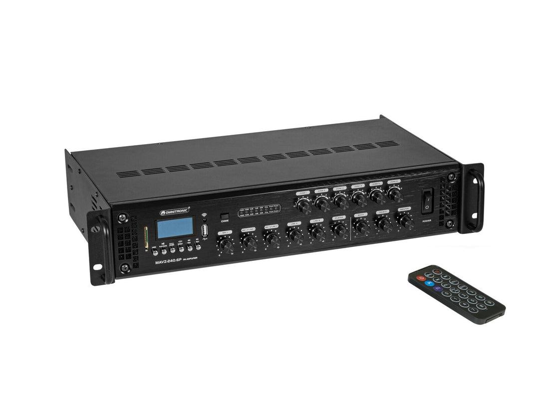 OMNITRONIC MAVZ-240.6P PA miksforsterker
