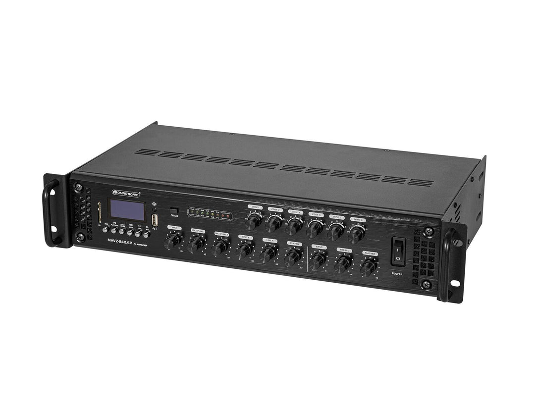 OMNITRONIC MAVZ-240.6P PA miksforsterker