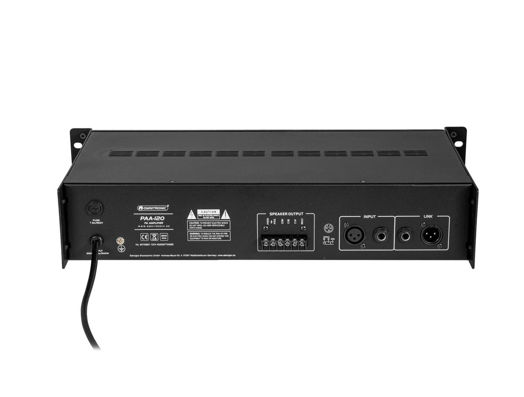 OMNITRONIC PAA-120 PA-forsterker
