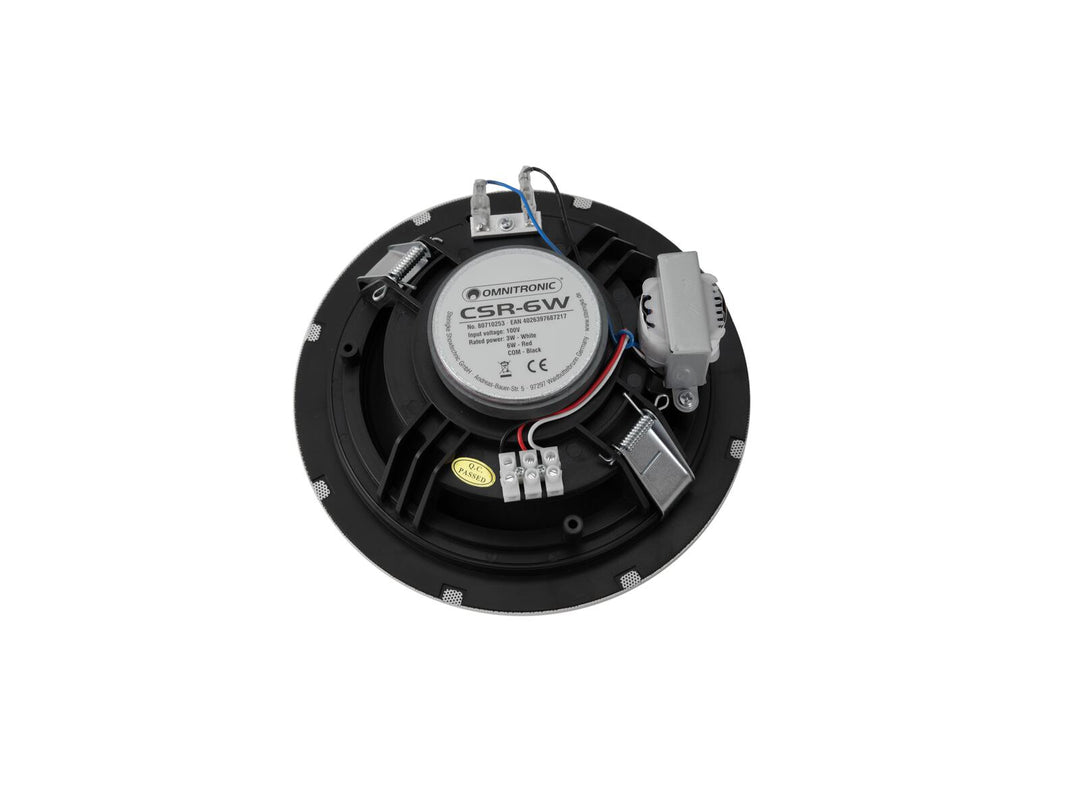 OMNITRONIC CSR-6W Takhøyttaler white