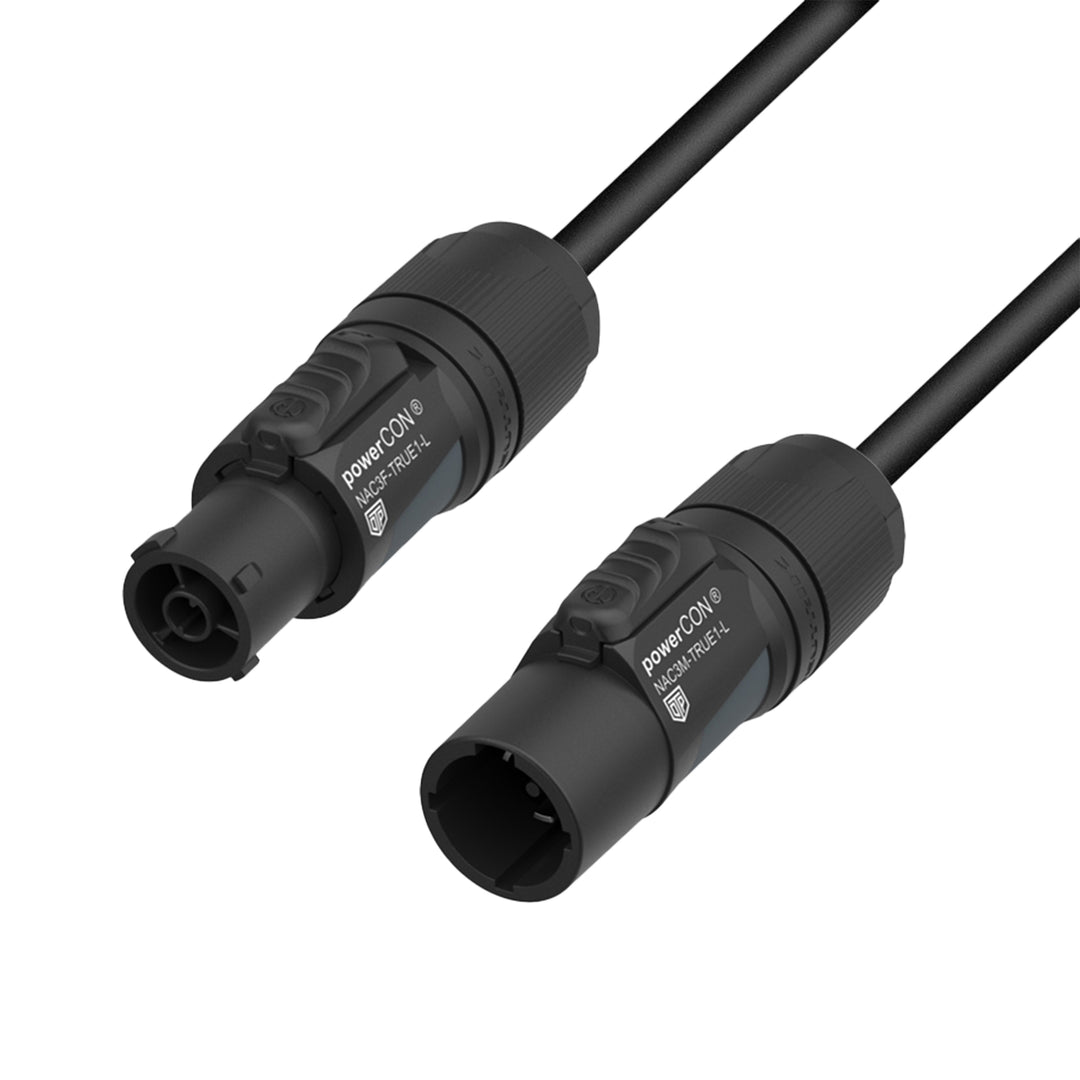 Adam Hall-kabler 5 STAR TCON L 1000 – Power Link-kabel | Neutrik TRUE1® med Titanex®-ledning | 10 m