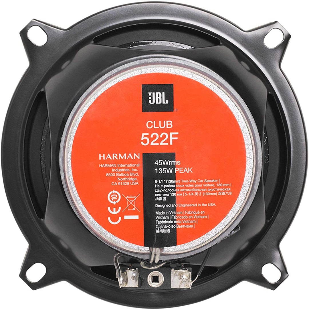 JBL CLUB 522F bilhøyttalersett (13 cm, 5,25")