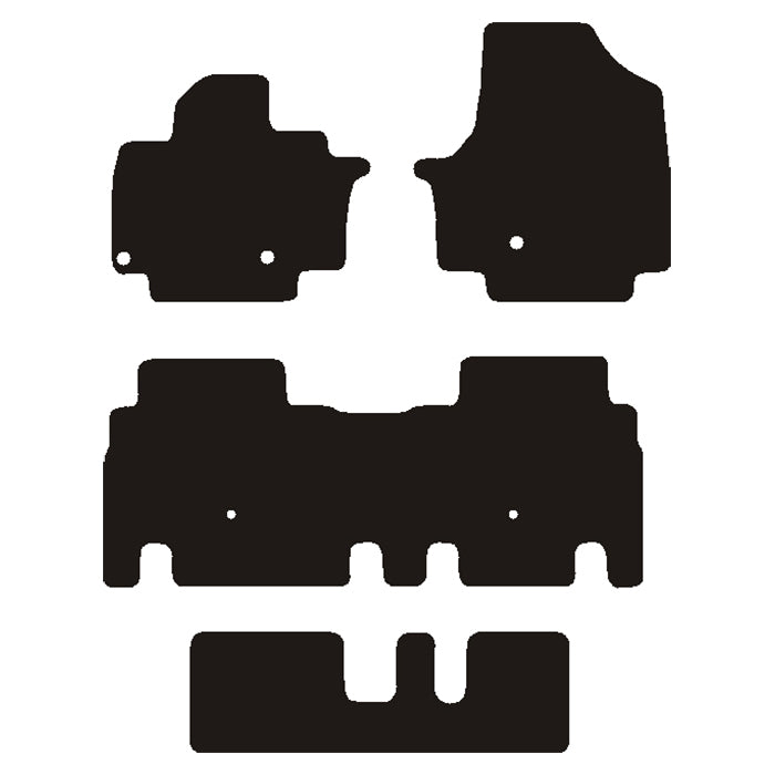 Gulvmatter Kia EV9 7P 2024-