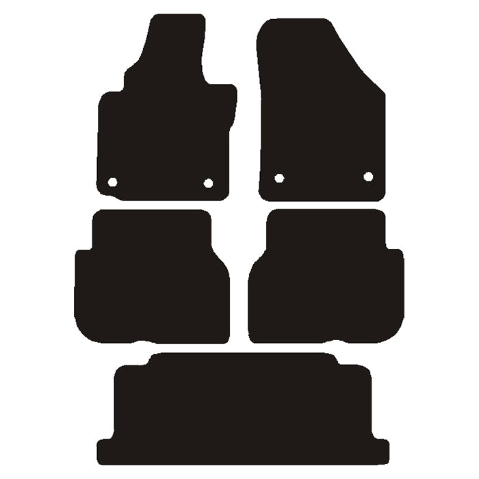Gulvmatter VW Touran 7P 2007-2014