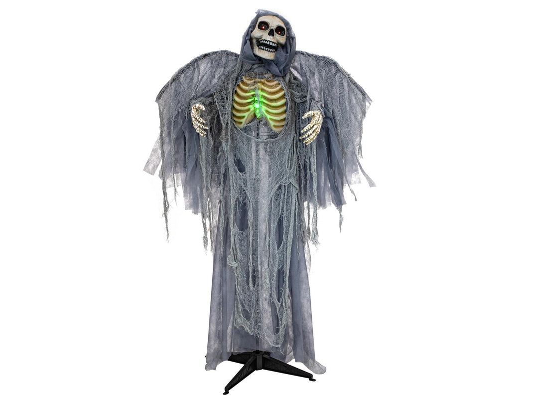 Halloween-figur mørkets engel, animeret, 175 cm