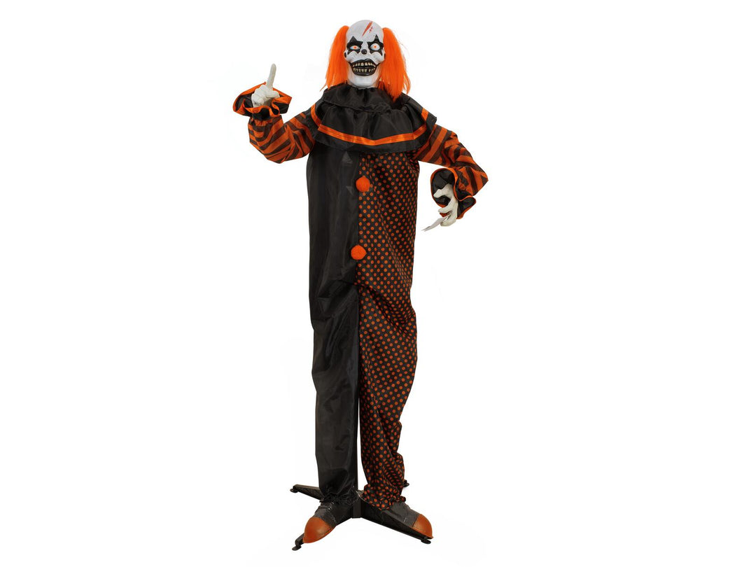 Halloween-figur pop-up-klovn, animeret, 170 cm
