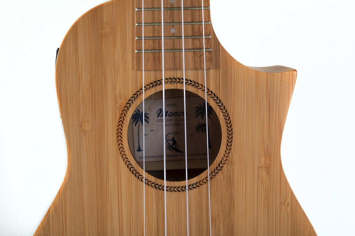 GEWA Konsert Ukulele Manoa Bamboo - E-A Konsert