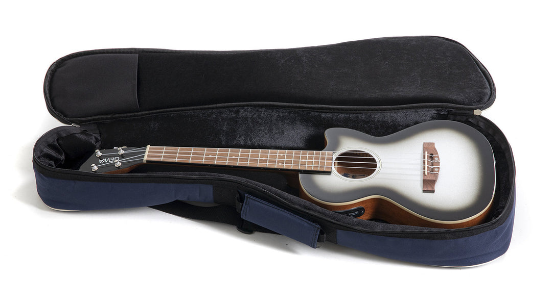 GEWA tenor E-akustisk Ukulele Manoa Roadie - E-A Tenor (Silver Shadow)
