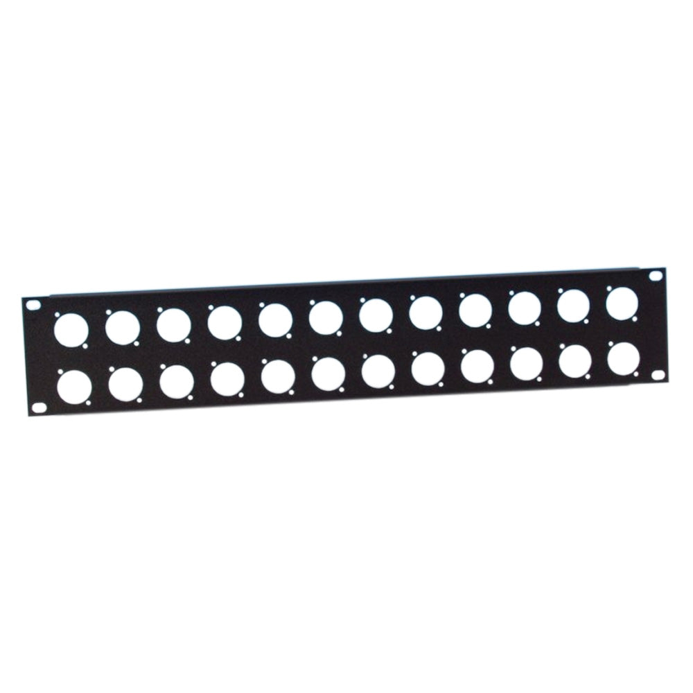 Adam Hall 872214 U-formet rackpanel 2 Enhet til 24 D-type chassis