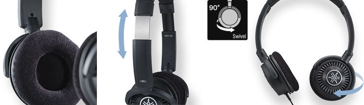 Yamaha HPH-150B Studio-hodetelefoner (svarte)
