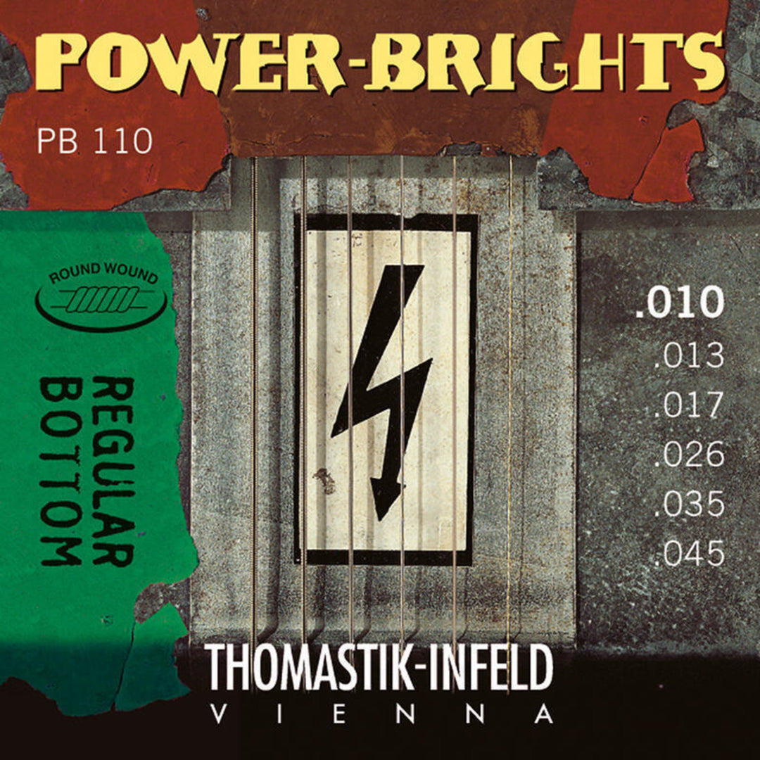 Thomastik-Infeld strenger til elgitar Power Brights Series - sett 010 (PB110)