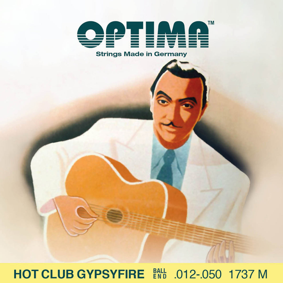Optima strenger for akustisk gitar Hot Club Gypsyfire sølvbelagt - Sett (1737M)